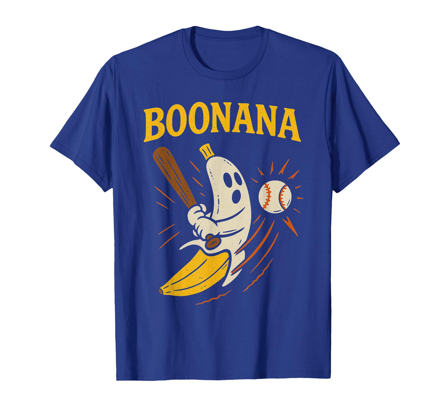 Boonana Baseball Funny Halloween Ghost Spooky Banana Costume T-Shirt