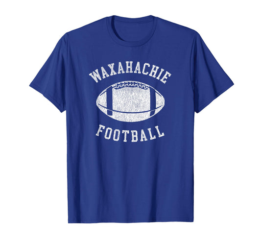 Waxahachie Football Distressed Vintage 80's Throwback T-Shirt