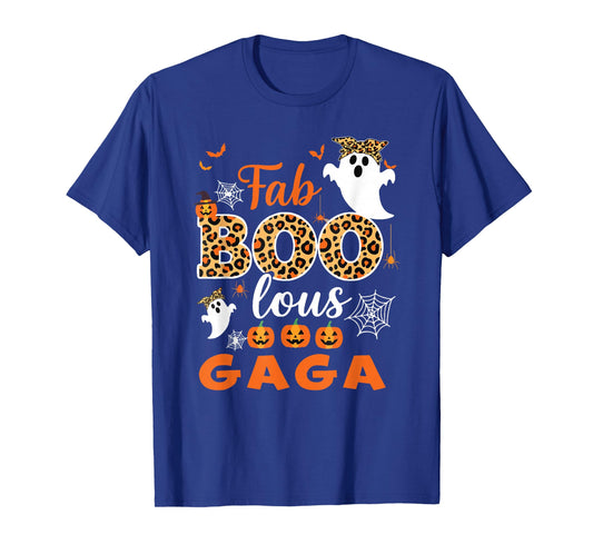 Halloween Costume Cute Leopard Boo Gaga Spooky Ghost T-Shirt