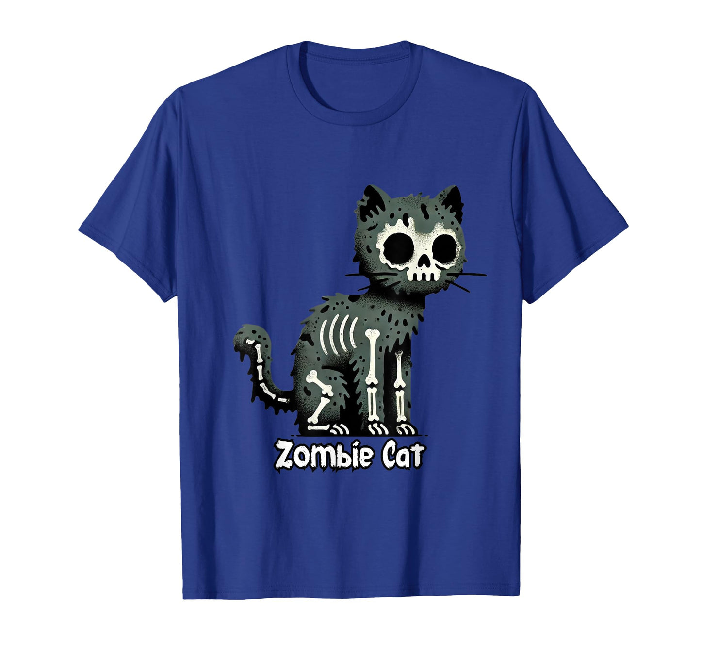 Spooky & Cute Cat Zombie Halloween Men Women Kids T-Shirt