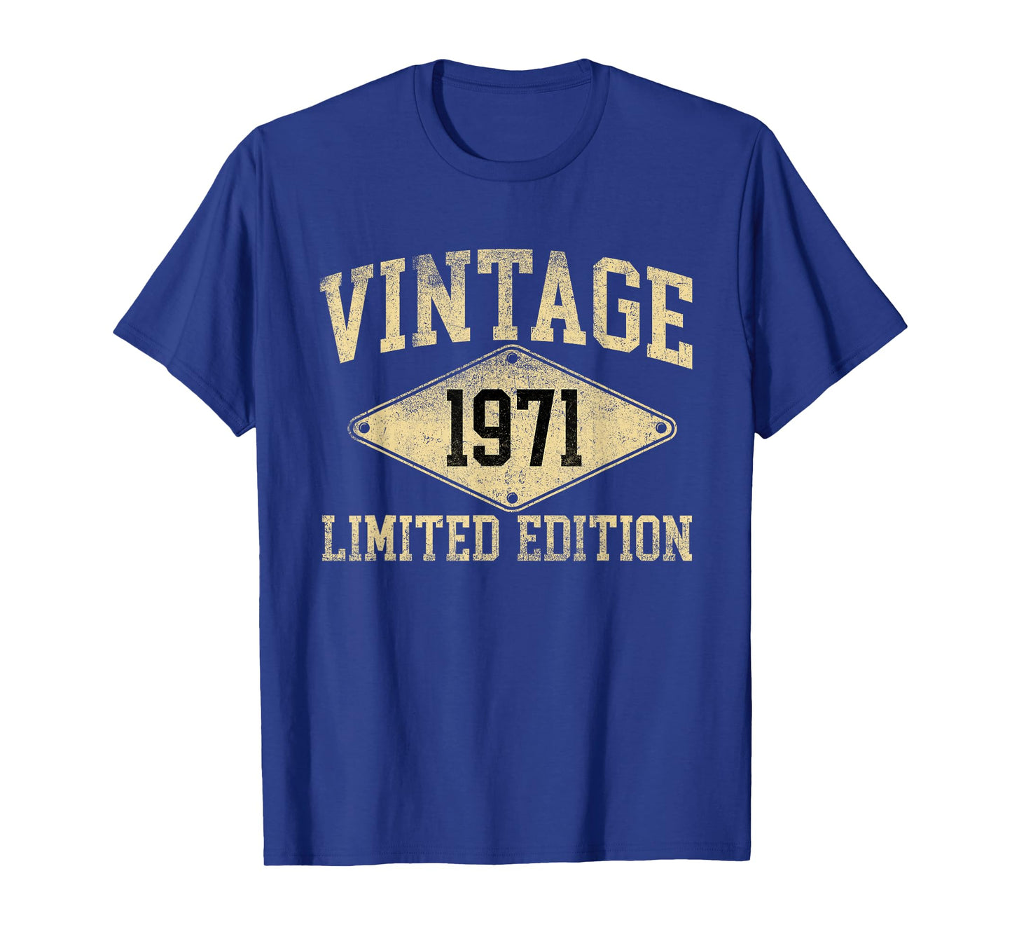 Vintage 1971 Limited Edition Year Of Birth Birthday T-Shirt