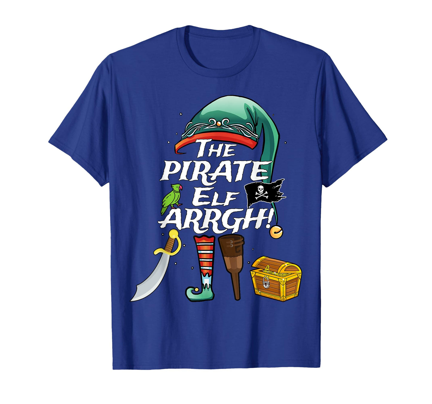 The Pirate Elf ARRGH Matching Family Christmas Pirate T-Shirt