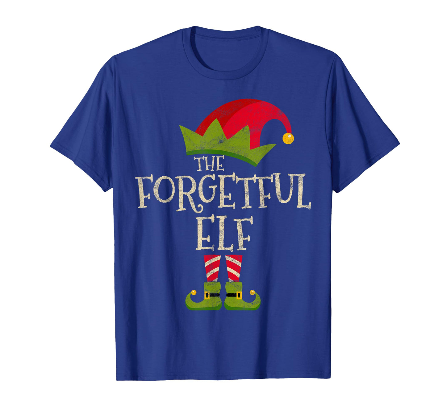 Easy The Forgetful Elf Costume Family Group Gift Christmas T-Shirt