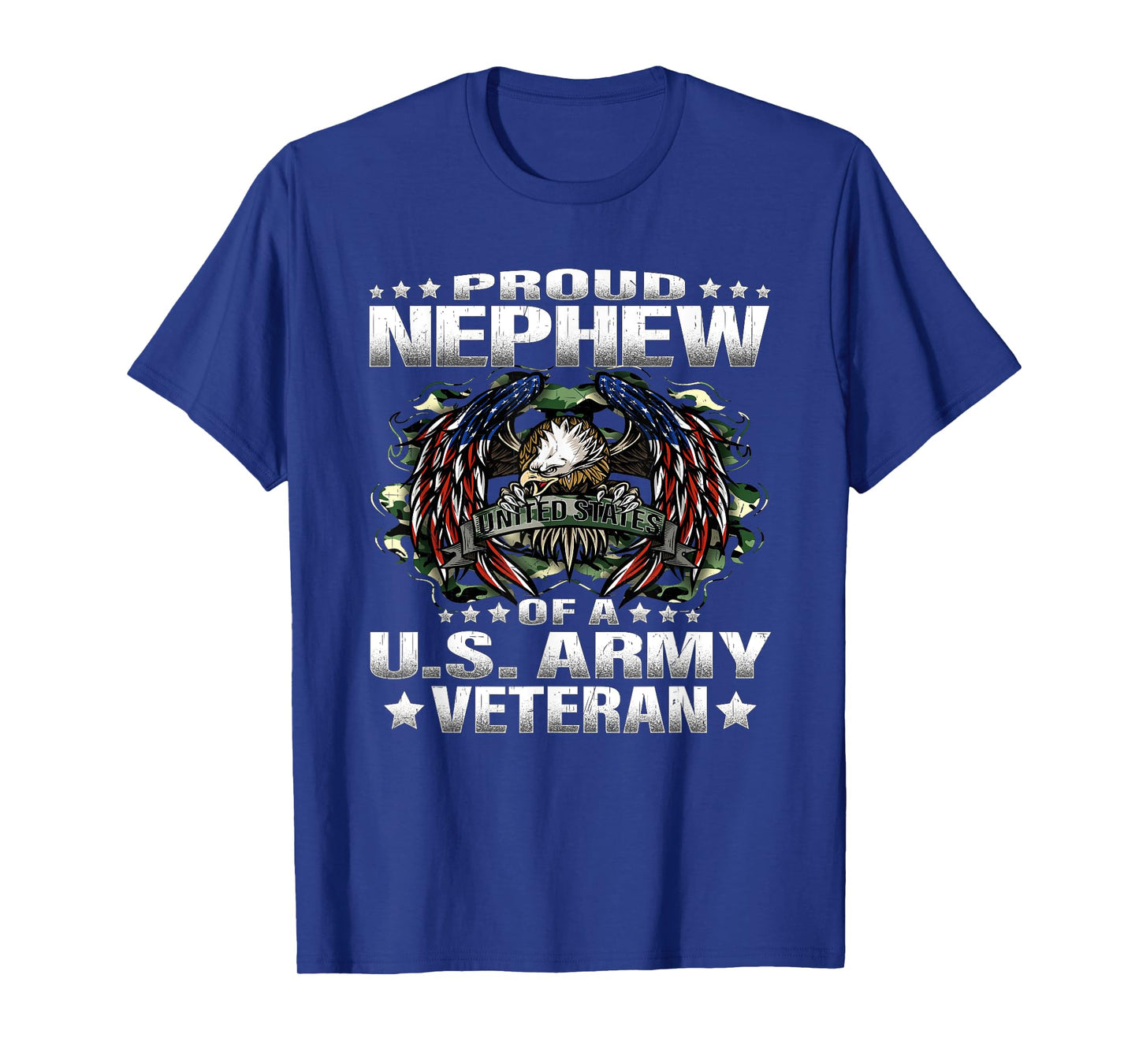 Proud Nephew Of A US Army Veteran Military Vet's Family T-Shirt