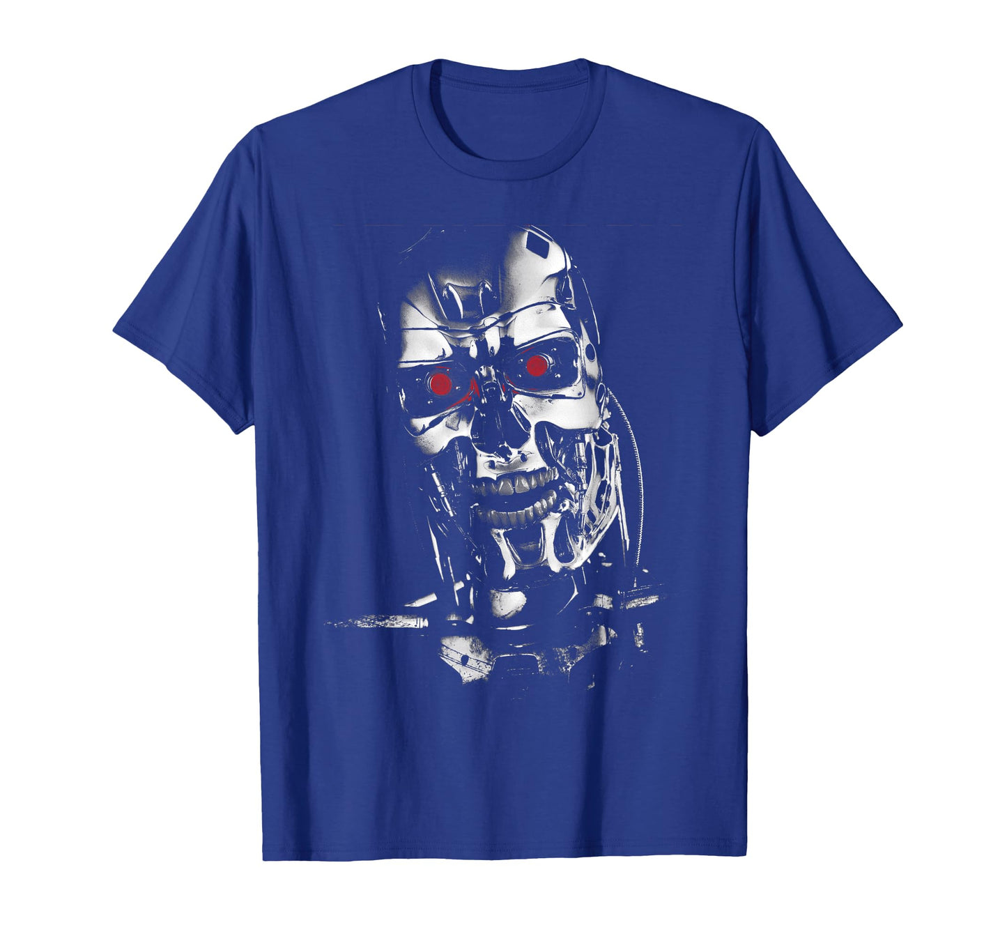 The Terminator T-800 Head Red-Eyed Machine Sci-Fi Gamer T-Shirt