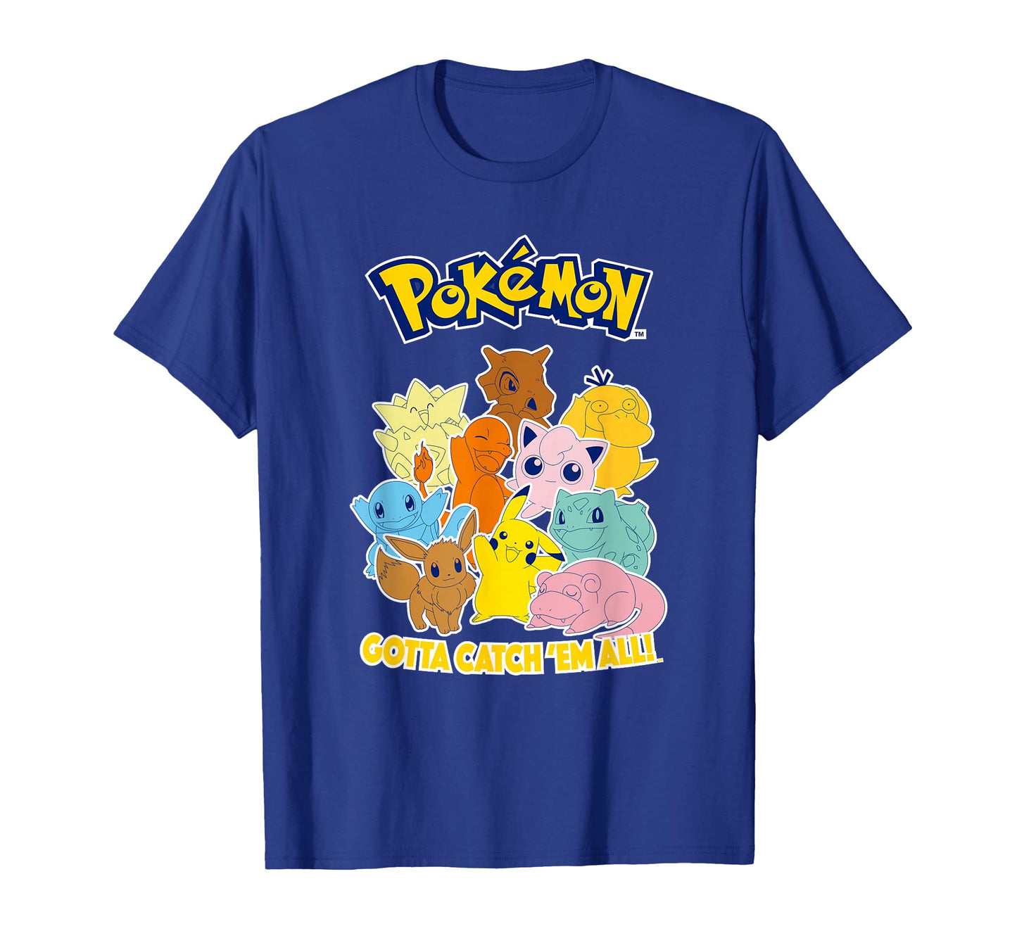 Pokémon Group Shot Gotta Catch 'Em All Cute Poster T-Shirt
