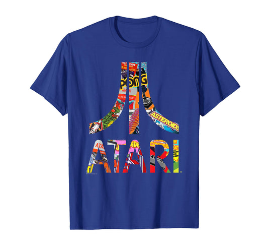 ATARI Classic Video Game Logo Montage T-Shirt
