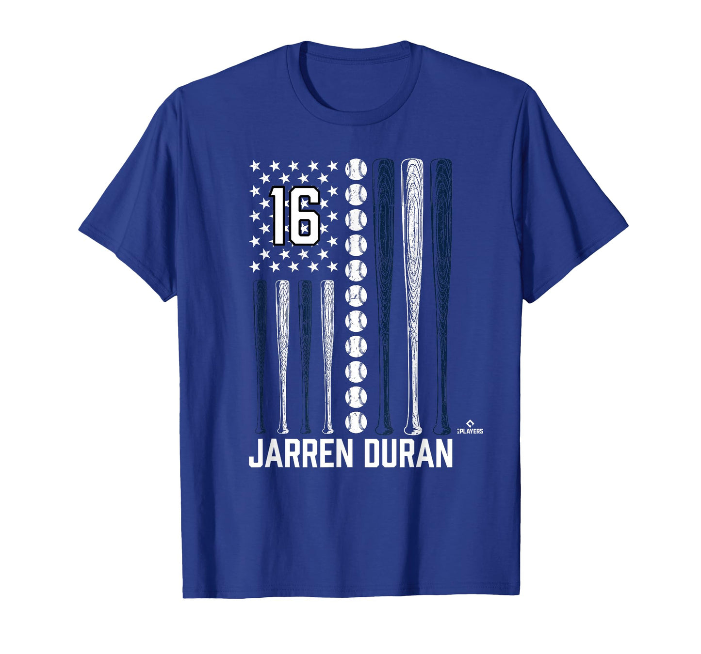 Baseball American Flag Jarren Duran Boston Baseball MLBPA T-Shirt