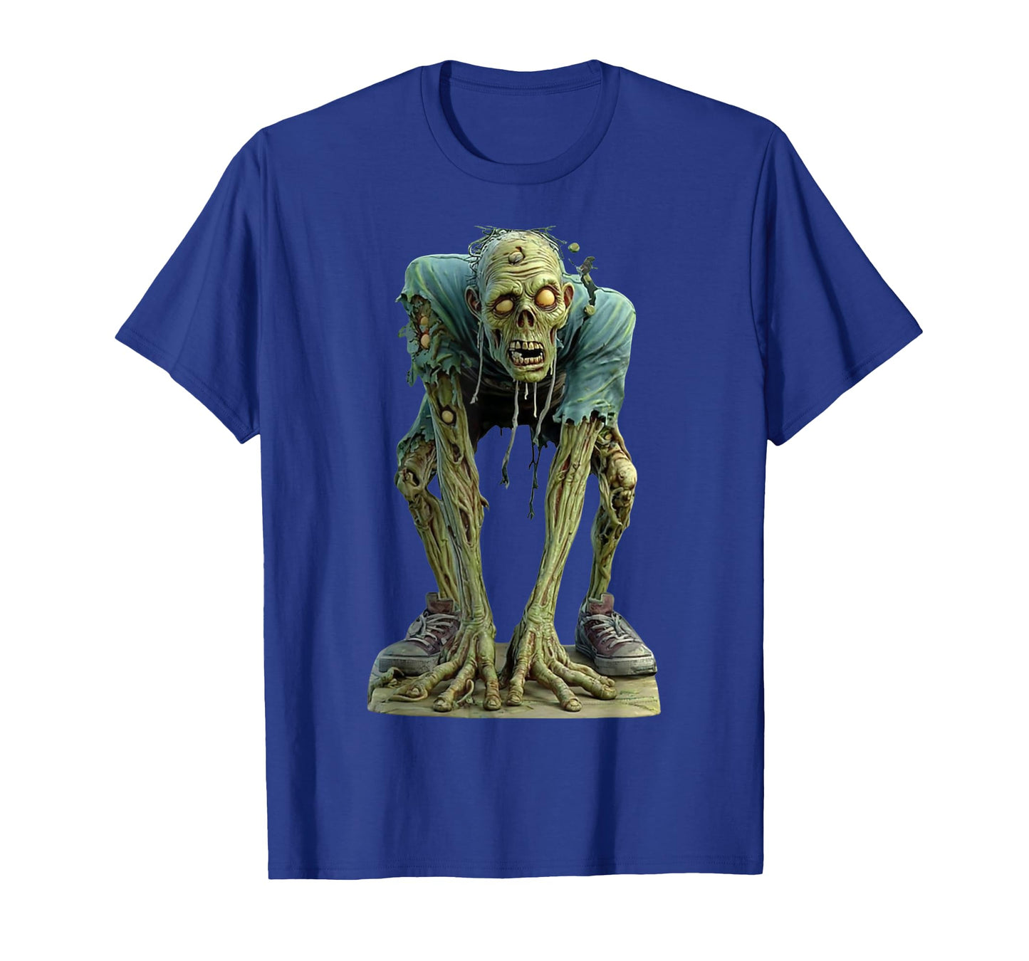 Creepy Zombie Graphic-Undead Horror Halloween Scary Monster T-Shirt