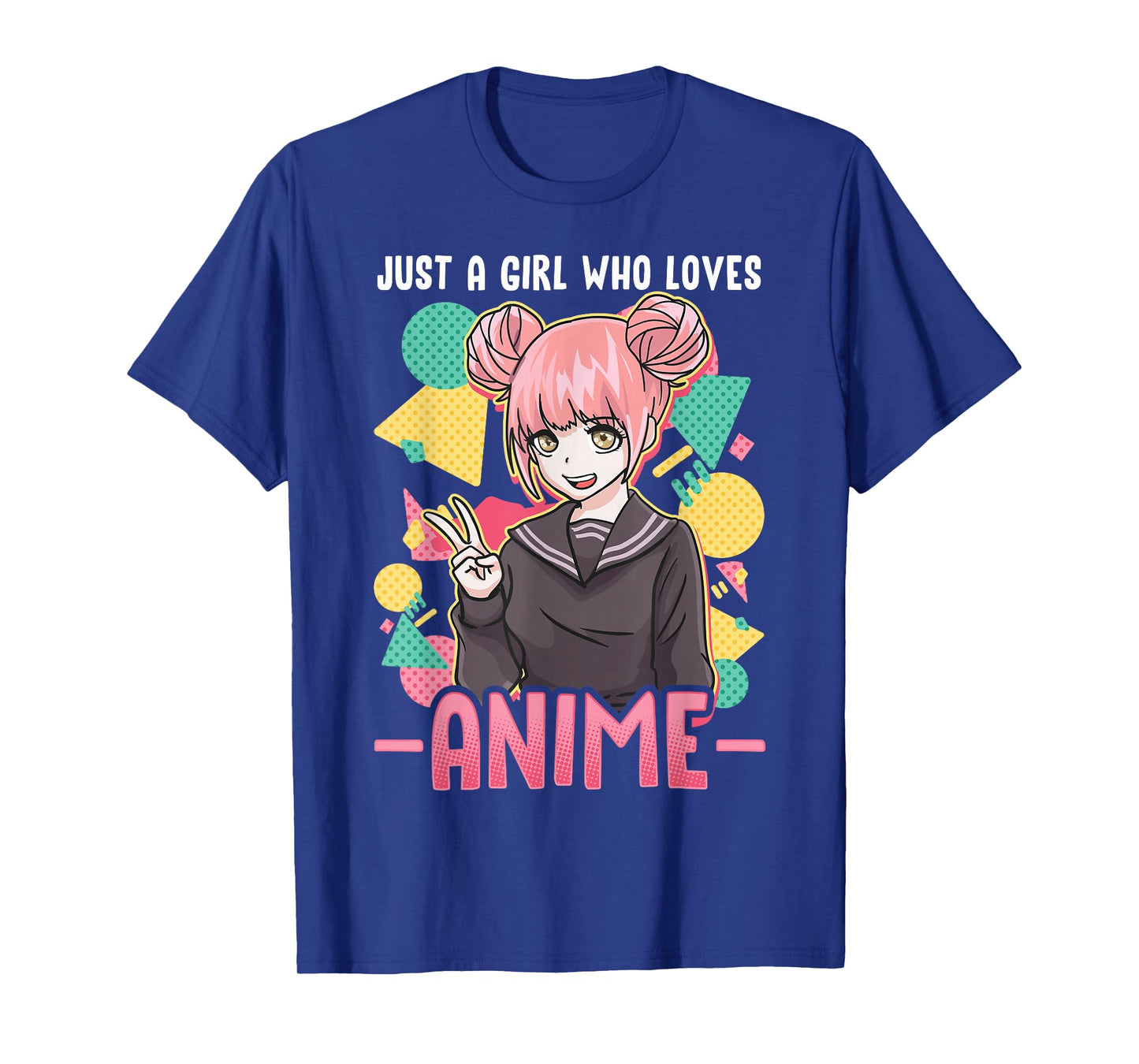 Anime Shirts for Girls Women Just A Girl Who Loves Anime T-Shirt