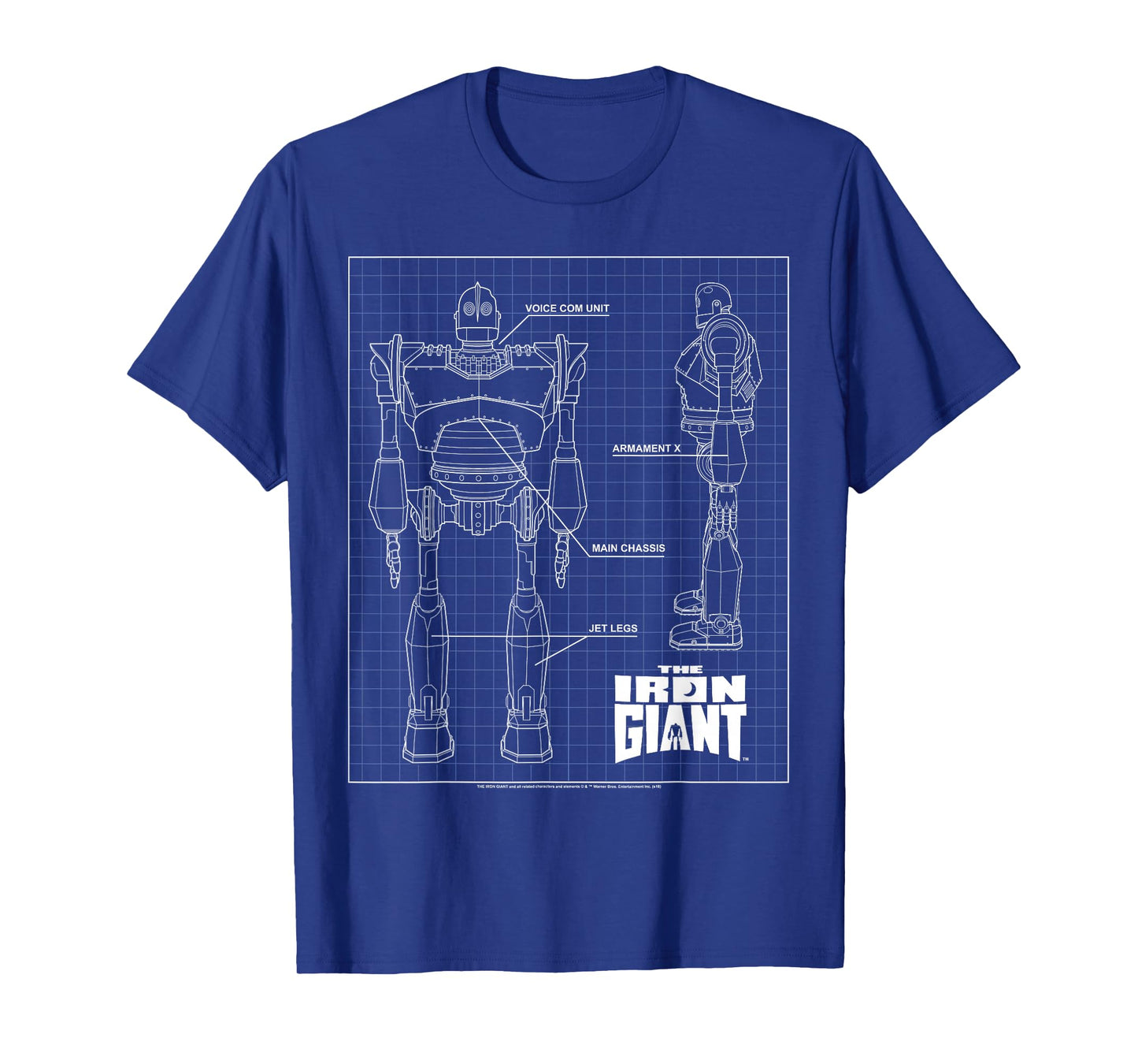 Iron Giant Schematic T Shirt T-Shirt