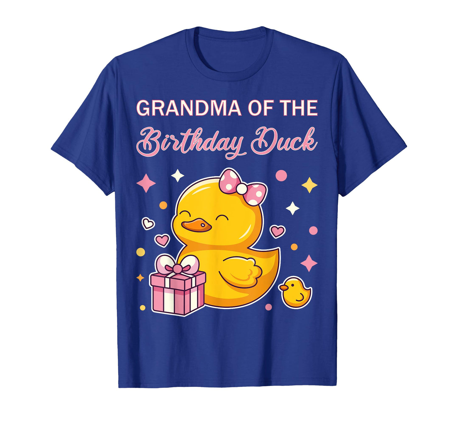 Grandma of the Birthday Duck Christmas Anime Party Outfit T-Shirt