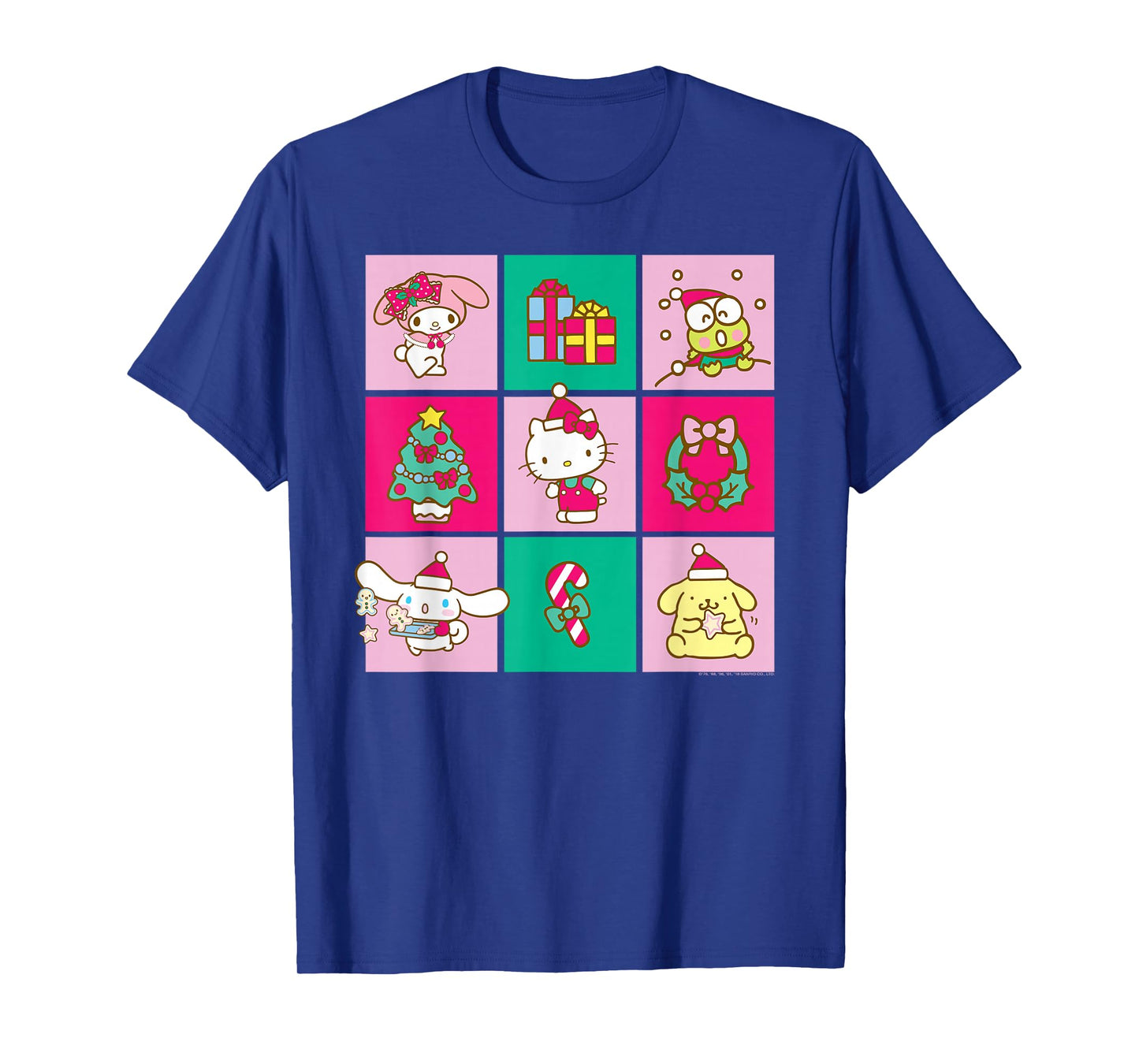 Hello Sanrio Friends Christmas Time Tee Shirt T-Shirt