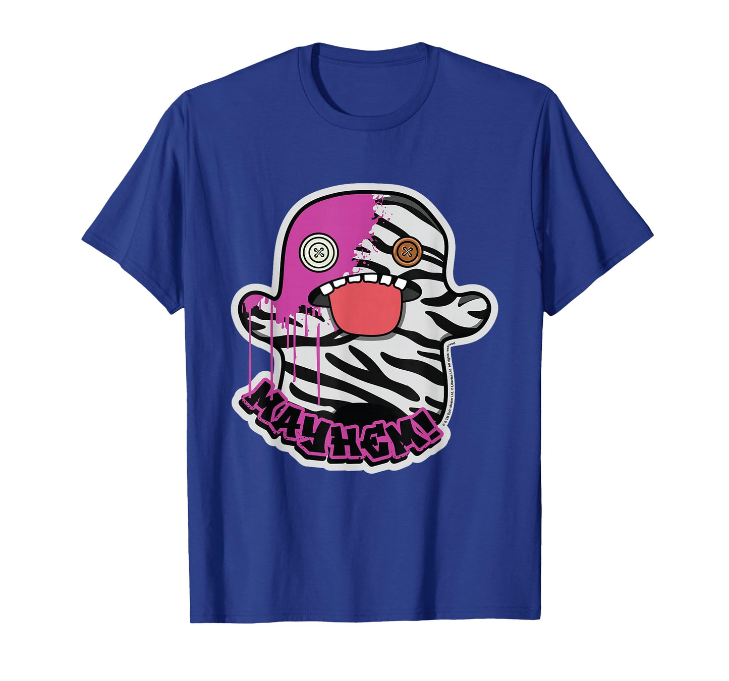Fuggler Mayhem Oogah Boogah Zebra Paint Splat T-Shirt