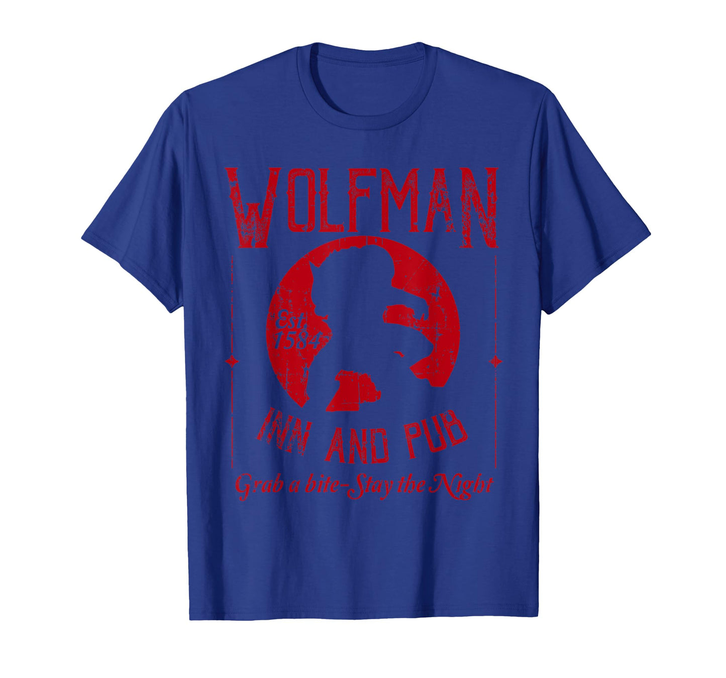 Wolfman Inn and Pub Distressed T-Shirt
