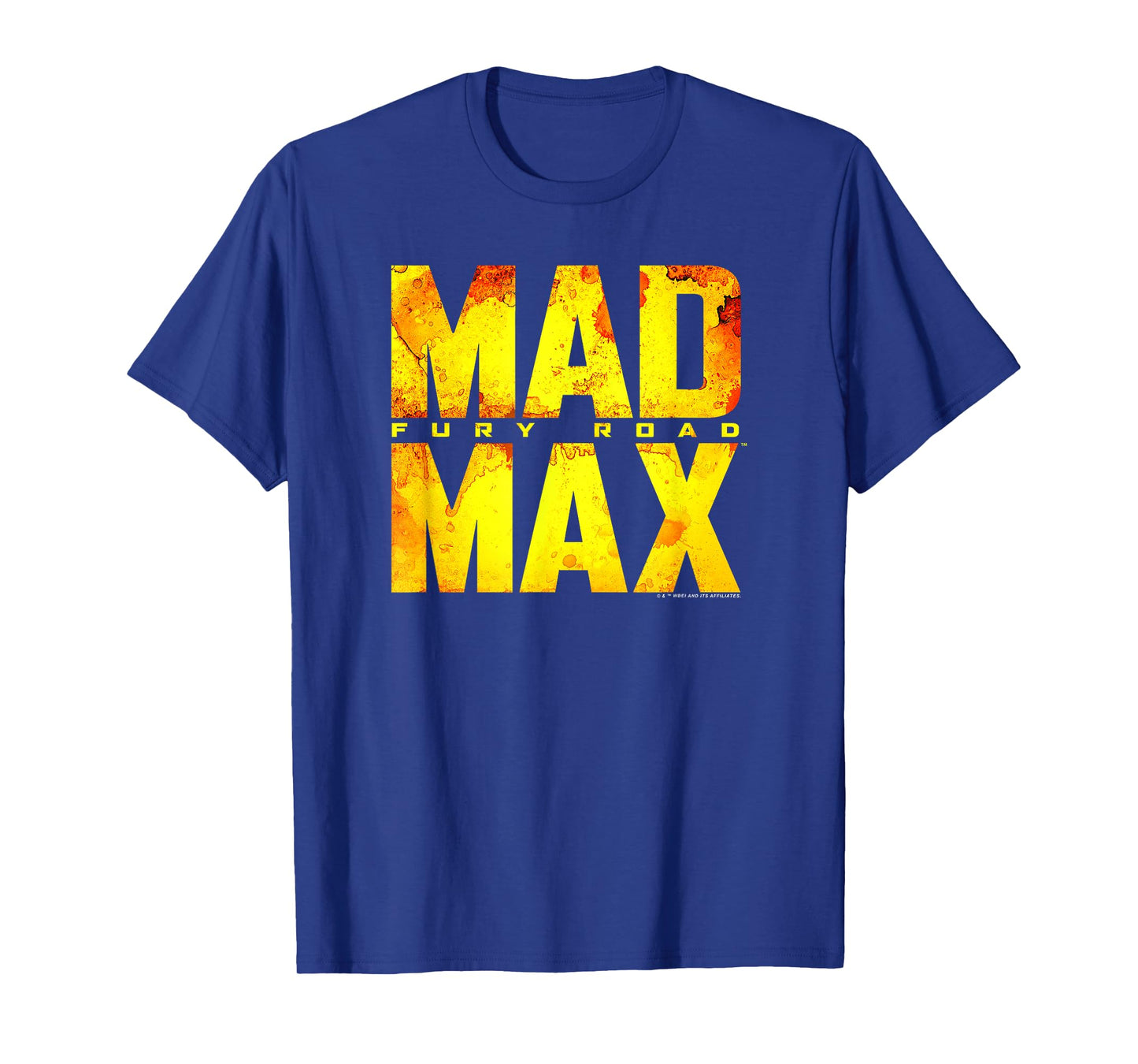 WB100 Mad Max Fury Road Bold Gold Stack Movie Logo T-Shirt