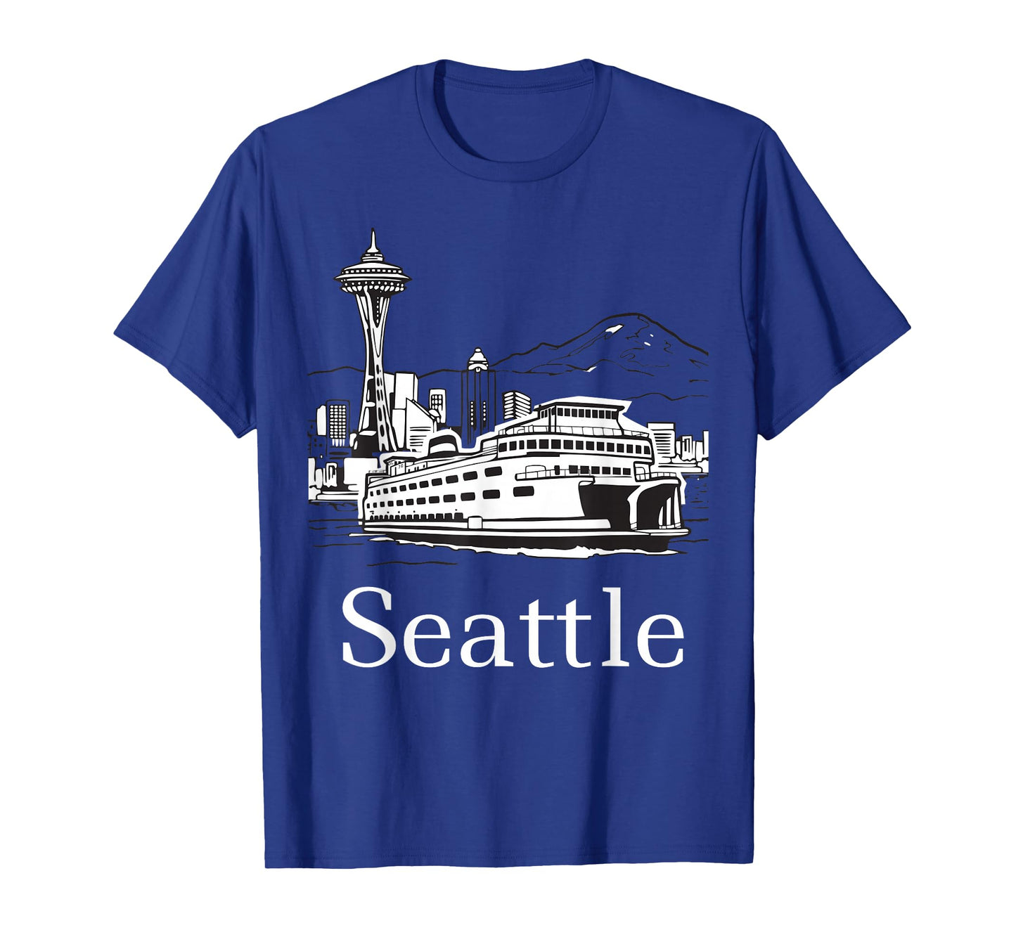Seattle Skyline Island Ferry T-Shirt
