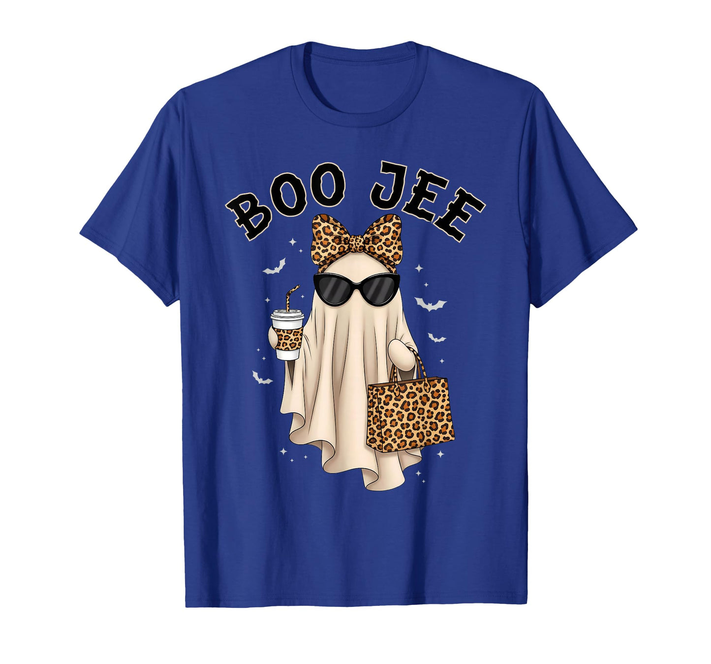 Boo JEE Boujee Ghost Halloween October Vibes Spooky Ghost T-Shirt