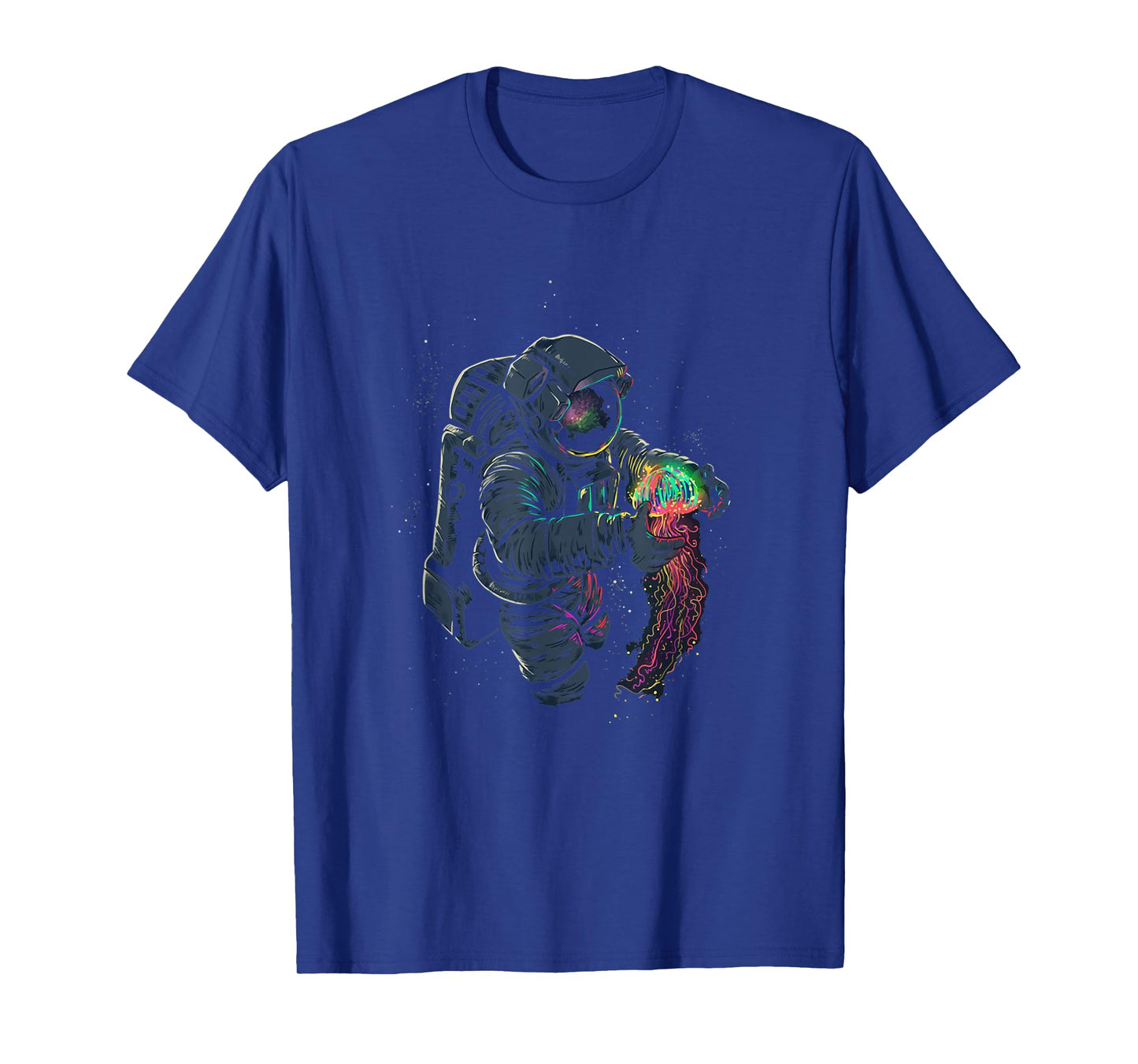 Astronaut jellyfish space universe galaxy moon T-Shirt