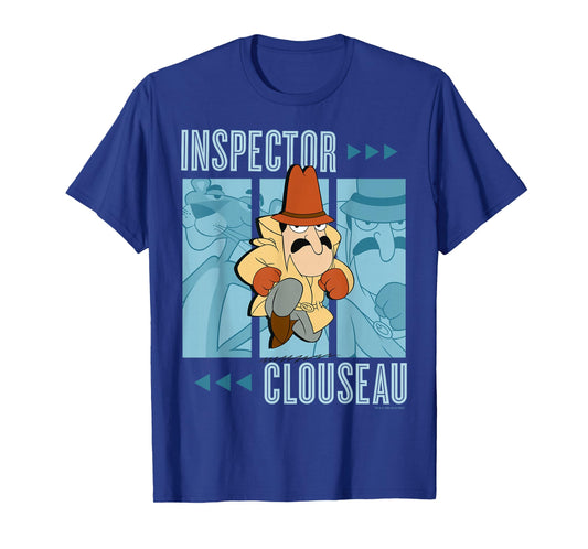 Pink Panther Inspector Clouseau Trio Panels T-Shirt