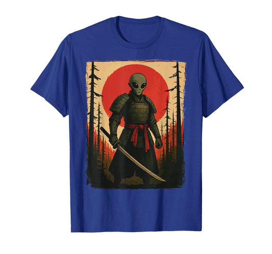 Alien Samurai Japanese Sword T-Shirt