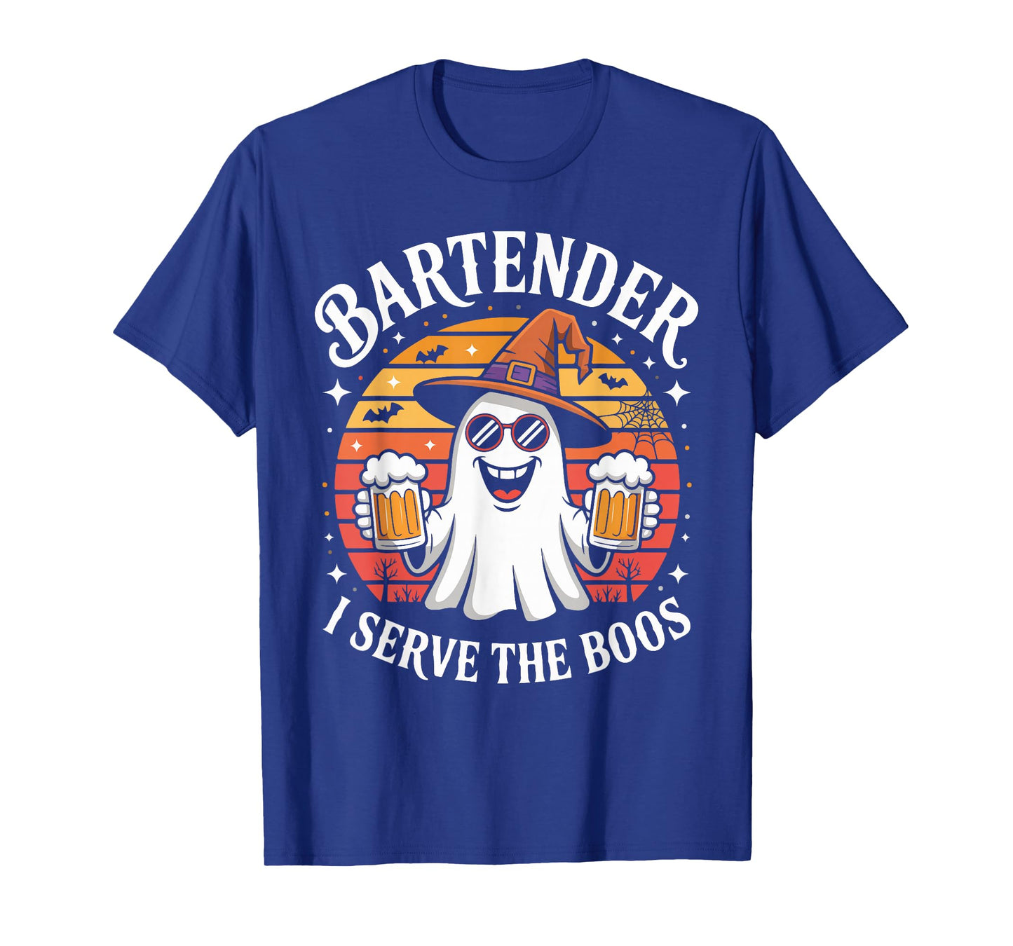 Bartender I Serve The Boos Halloween Costume T-Shirt