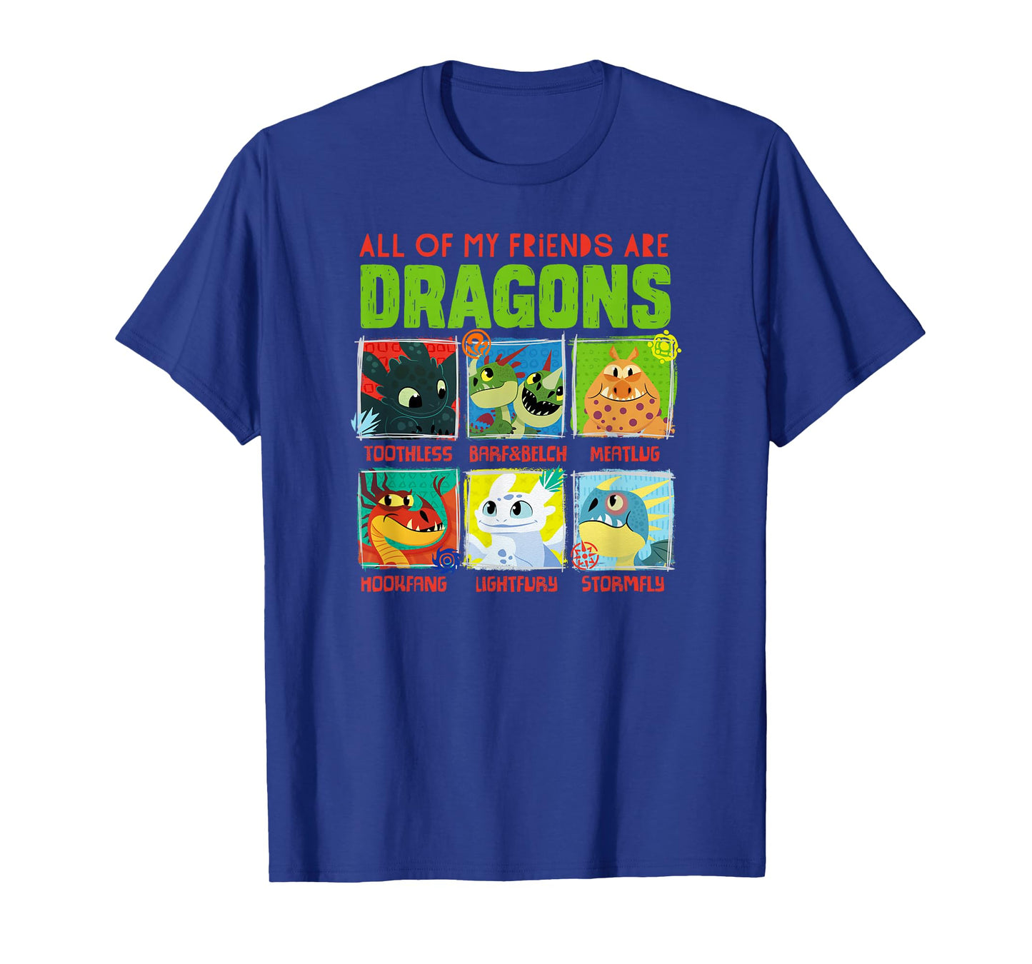 How to Train Your Dragon 3 Hidden World Dragon Friends T-Shirt