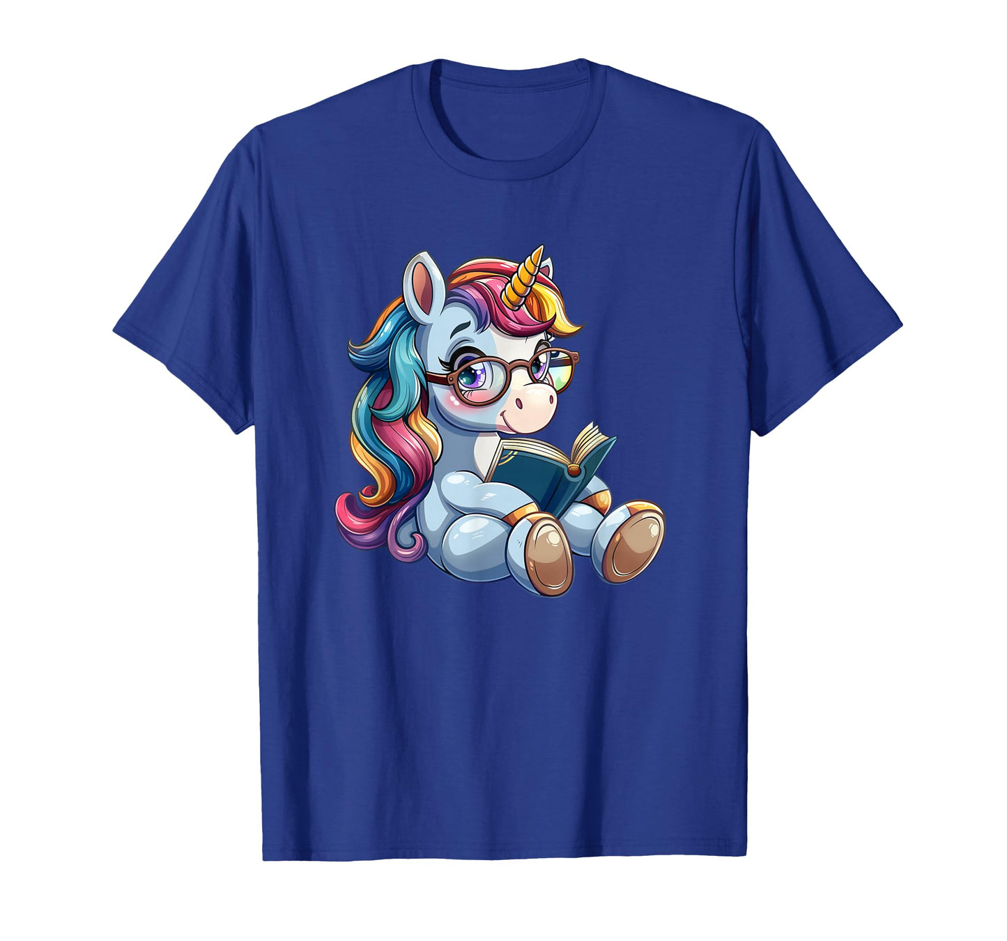 Unicorn Reading Book - Unicorn Kawaii Japanese T-Shirt