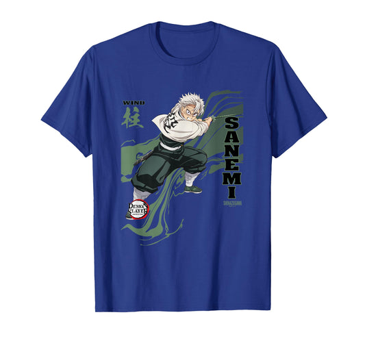 Demon Slayer: Infinty Castle Sanemi Wind Hashira Stance T-Shirt