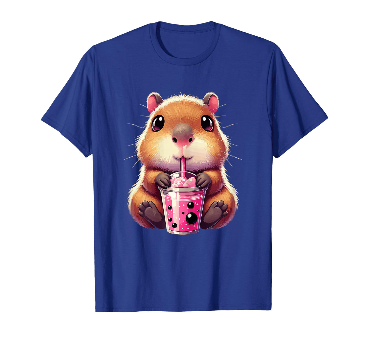 Capybara Bubble Tea Boba Tea Kawaii Anime T-Shirt