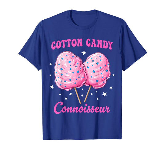 Cotton Candy Connoisseur Fun Food Lover Festival T-Shirt