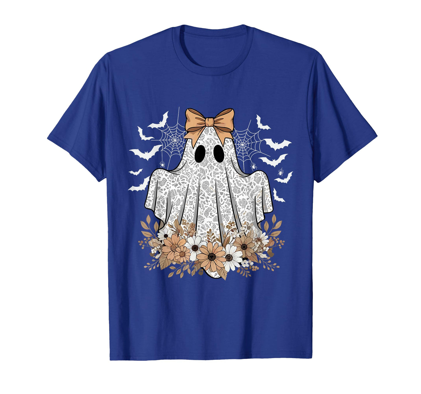 Boo in Boojee Cute Lace Ghost with Bow Halloween T-Shirt