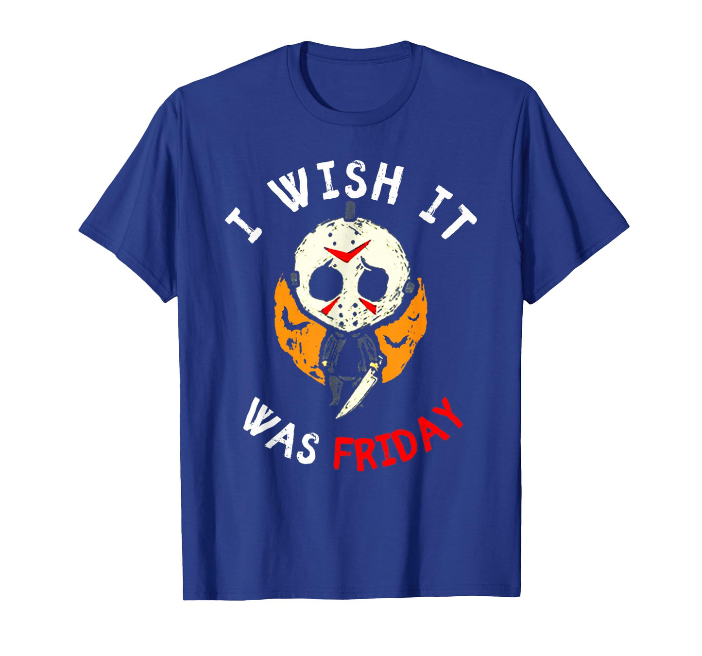 I Wish It was Friday Funny Scary Halloween T-Shirt