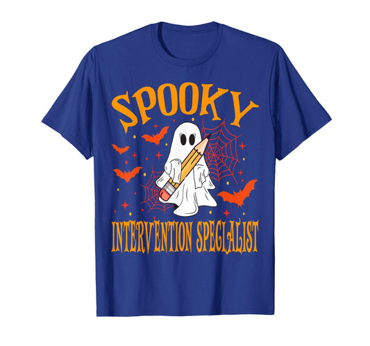Spooky Intervention Specialist Halloween School T-Shirt