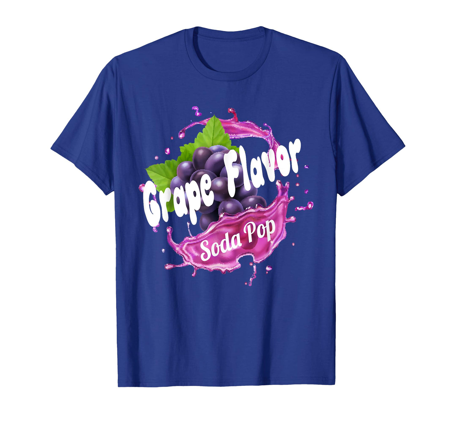Grape Flavor Soda Pop Costume for Adults and Kids T-Shirt