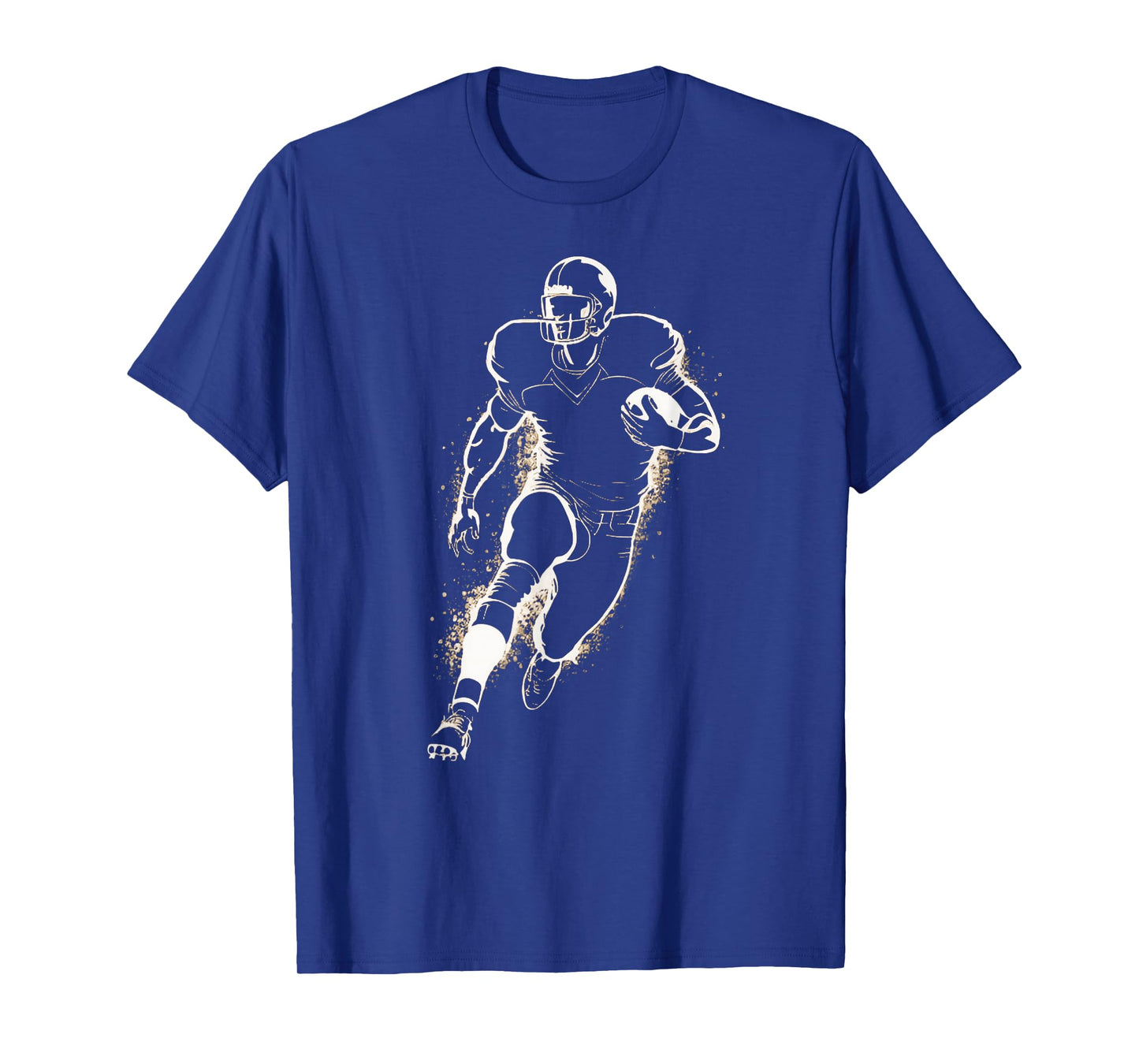 Football Player Action Silhouette Minimal T-Shirt