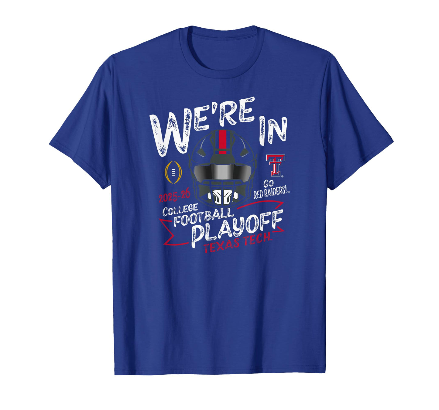 Texas Tech Red Raiders College Football Playoff 2025-26 CFP T-Shirt