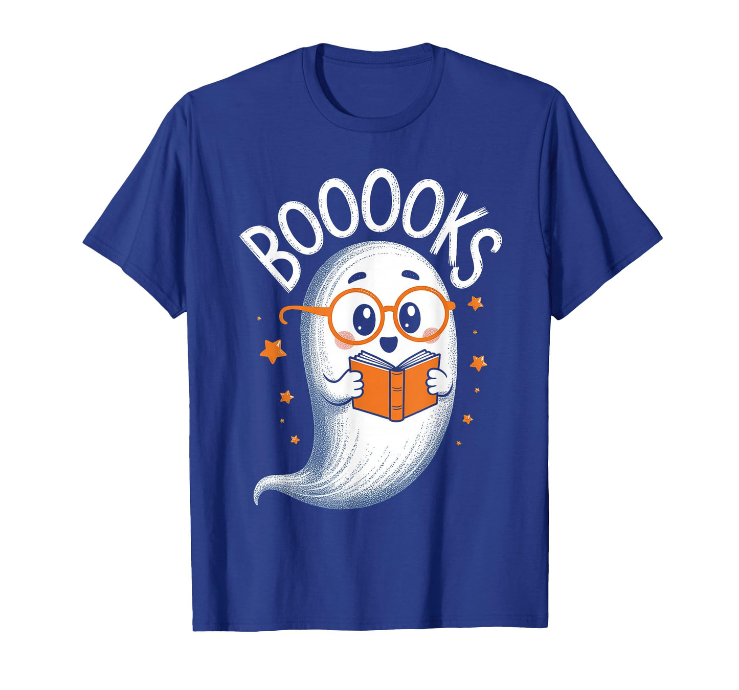 Cute Ghost Book Reading Halloween Teacher T-Shirt