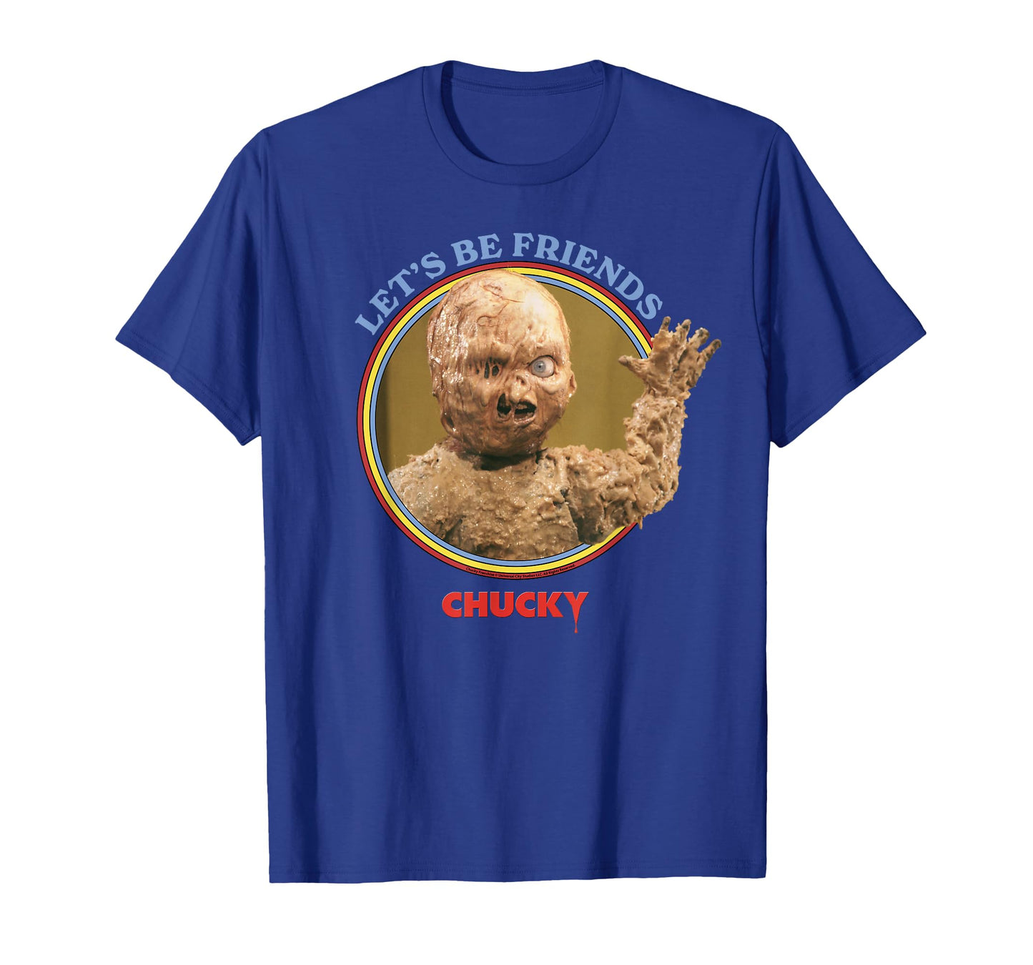 Chucky Let’s Be Friends Melting T-Shirt