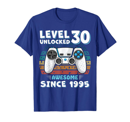 30 Year Birthday Decorations Men Gag 30yr 1995 30th Birthday T-Shirt