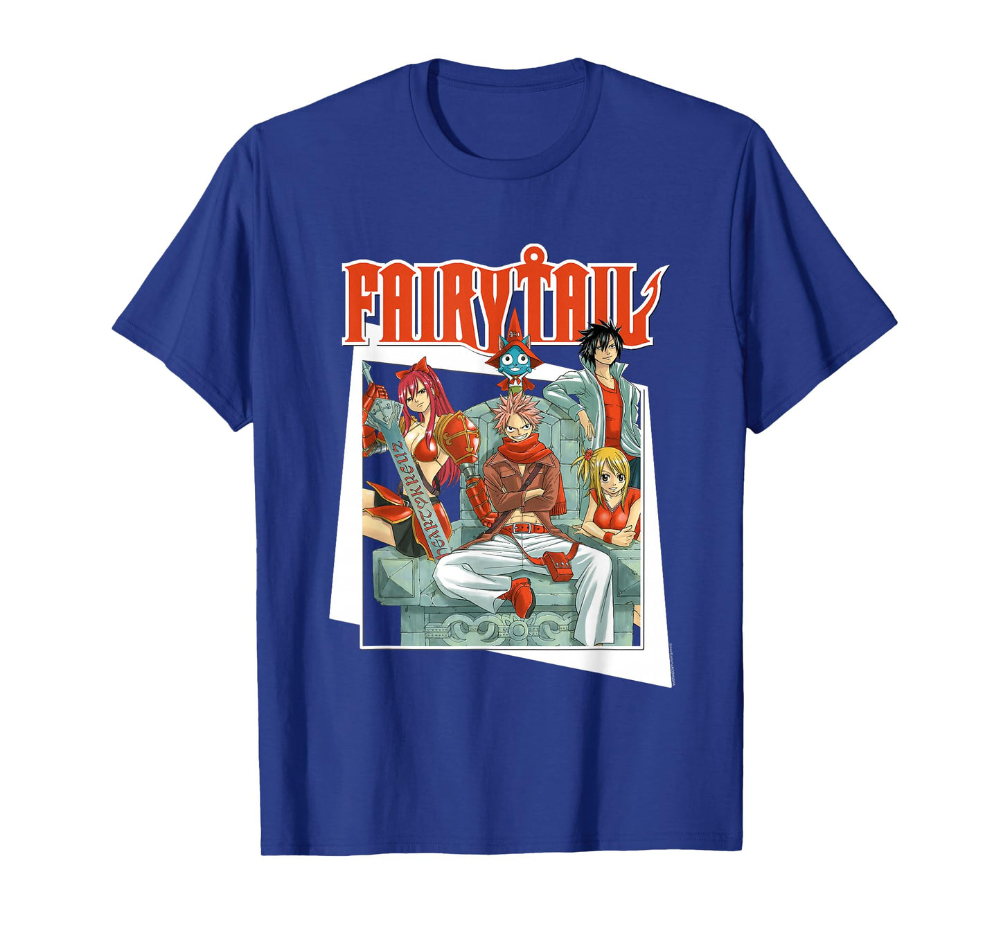 Fairy Tail Manga All Red Team Natsu T-Shirt