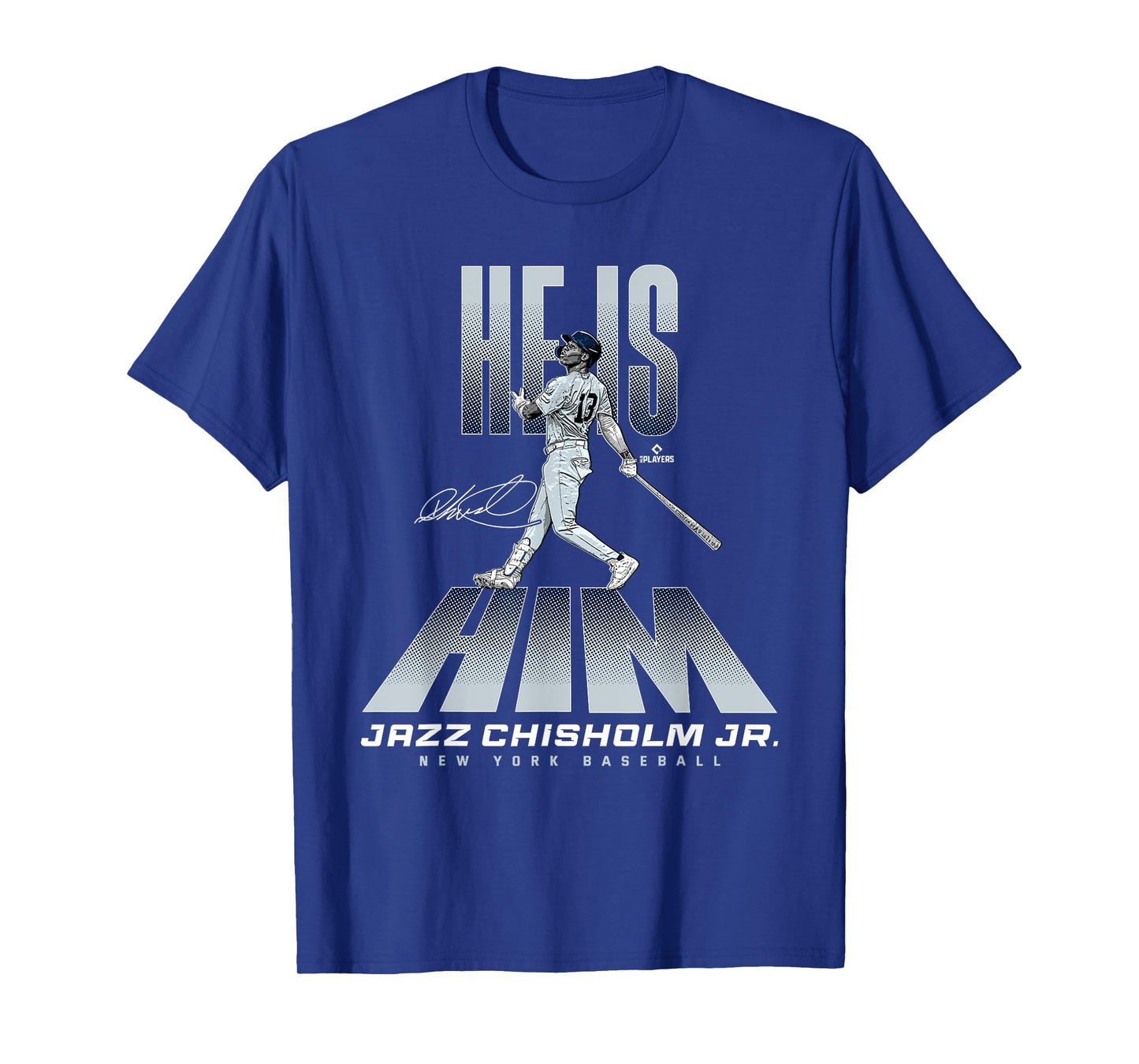 He is Him Jazz Chisholm Jr. New York Baseball MLBPA T-Shirt
