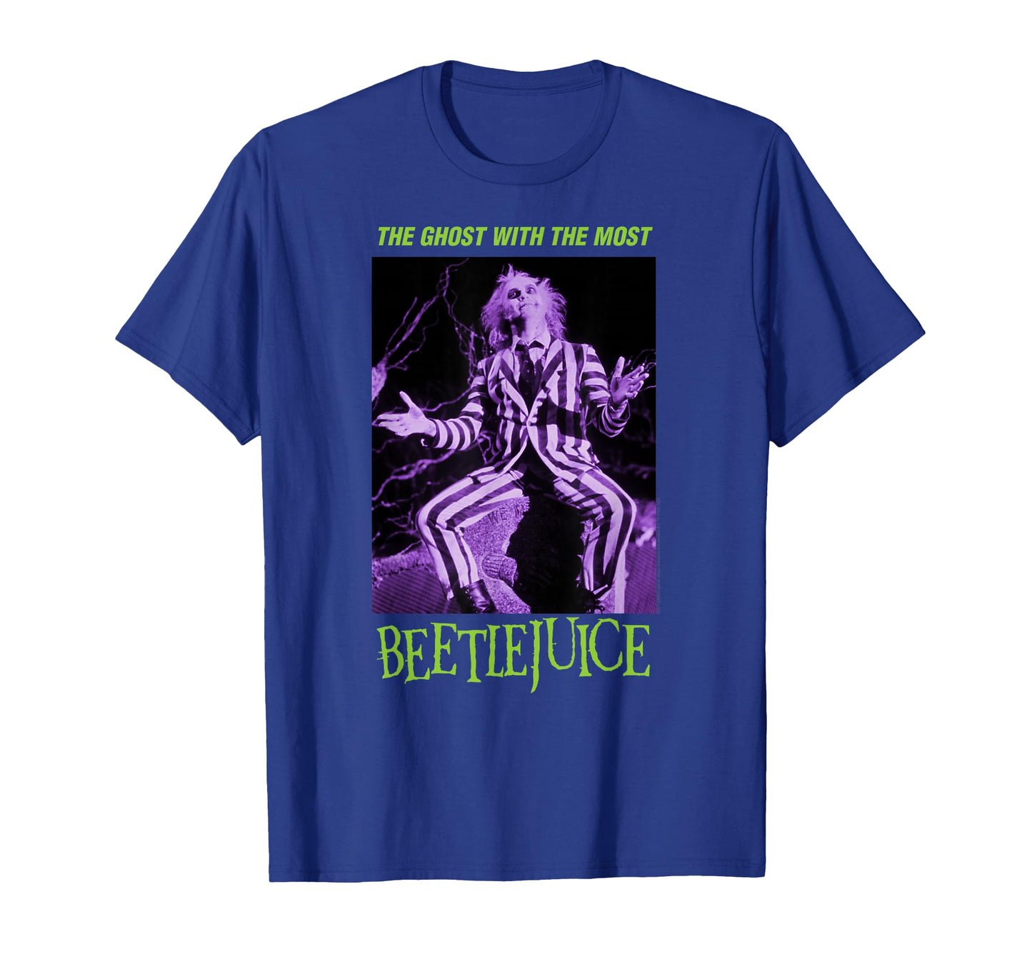 Beetlejuice Ghost with The Most Purple Photo Movie T-Shirt