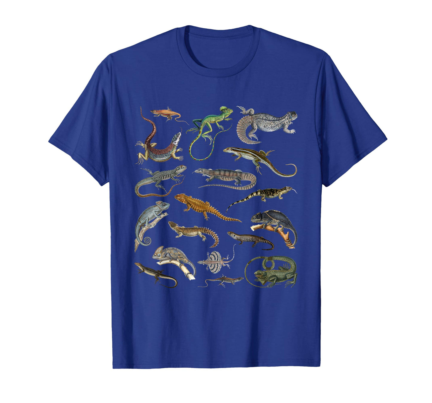 Lizards Collage Reptile Types Of Lizards Cool Lizards Lover T-Shirt