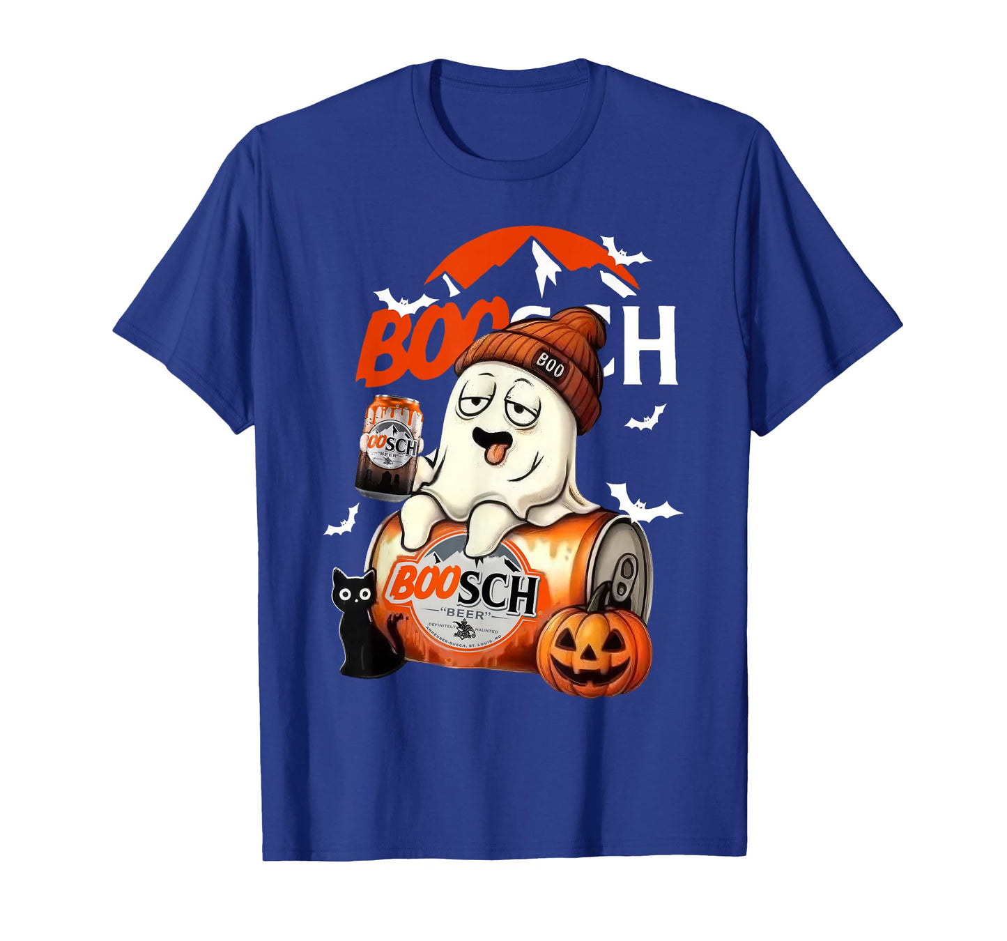 Boo Ghost Halloween Beer Party Drinking Spooky Season Men T-Shirt