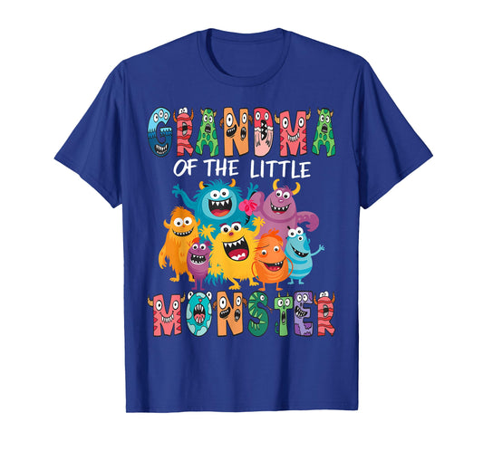 Grandma Of The Little Monster Kids 1St Birthday Party T-Shirt