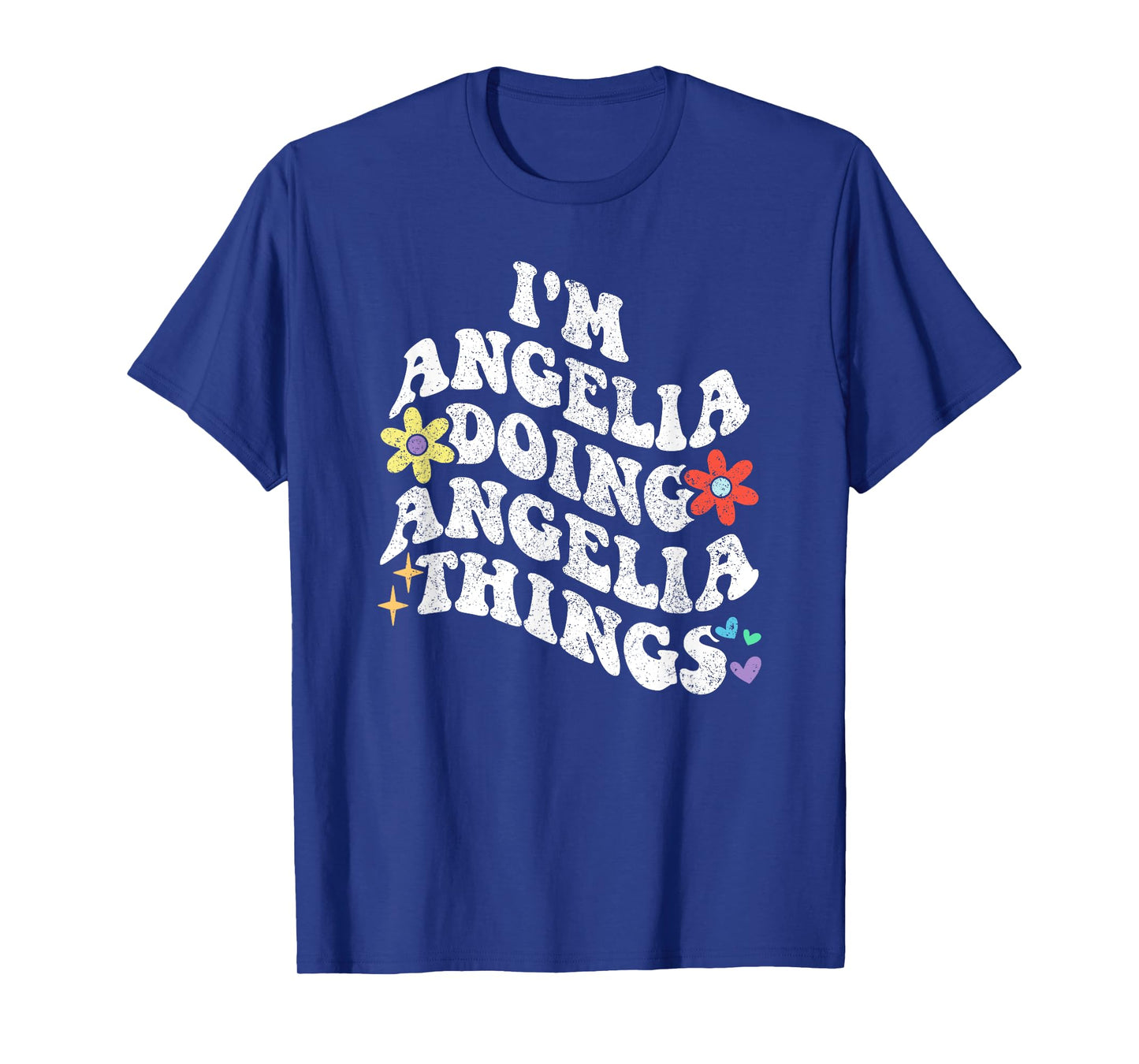 Retro Groovy Im ANGELIA Doing ANGELIA Things Funny Mother's T-Shirt
