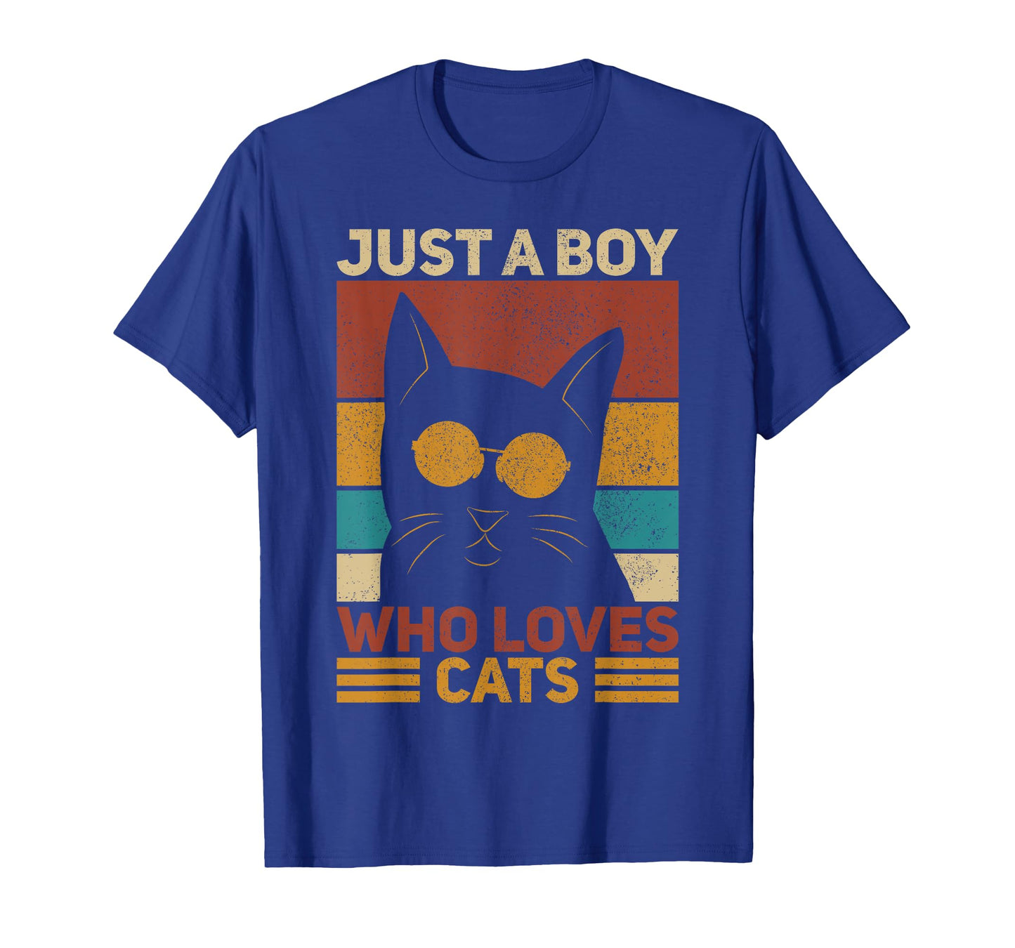 Just A Boy Themed Cat Lover T-Shirt