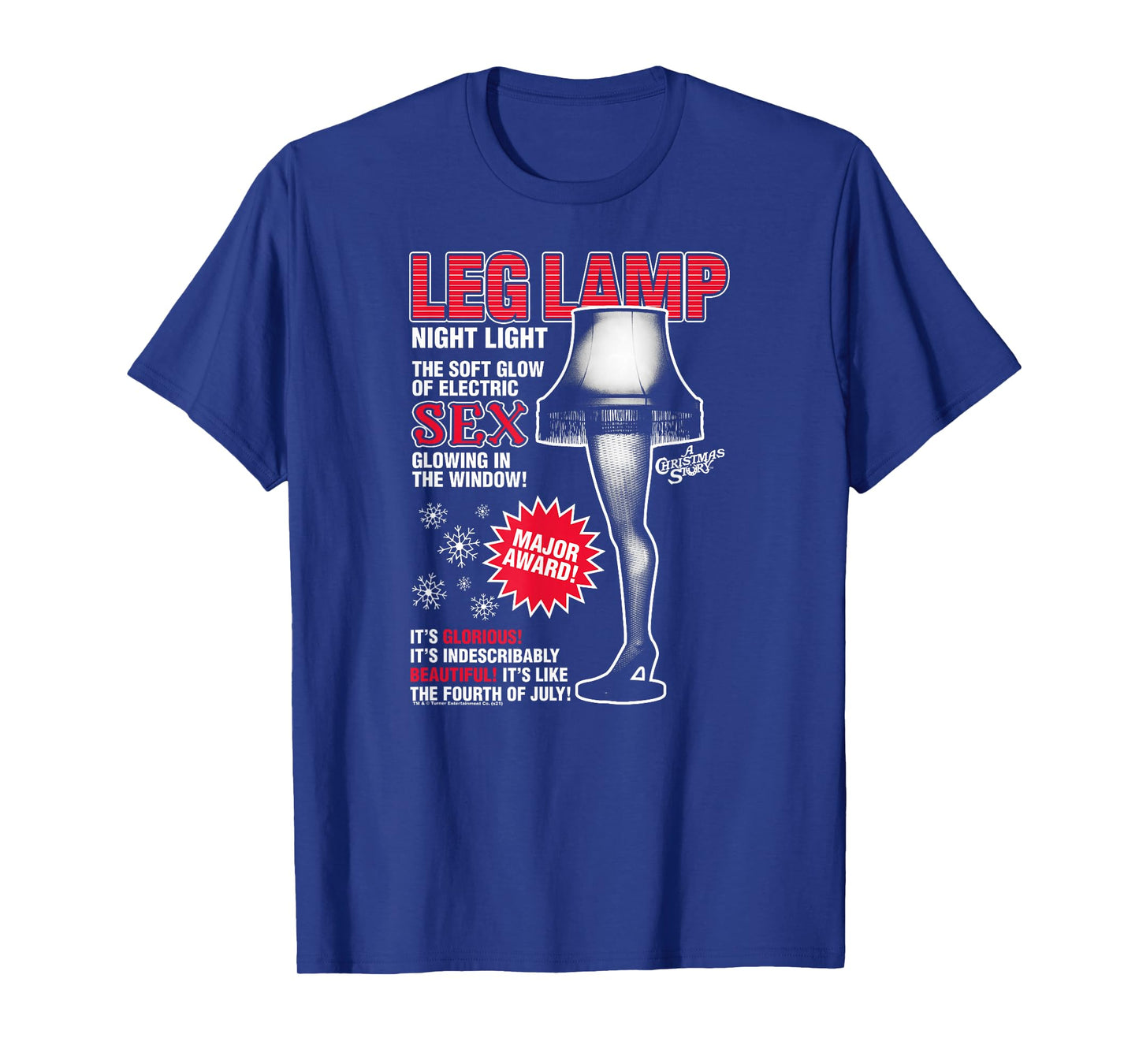 A Christmas Story Leg Lamp Vintage Ad Funny Holiday T-Shirt