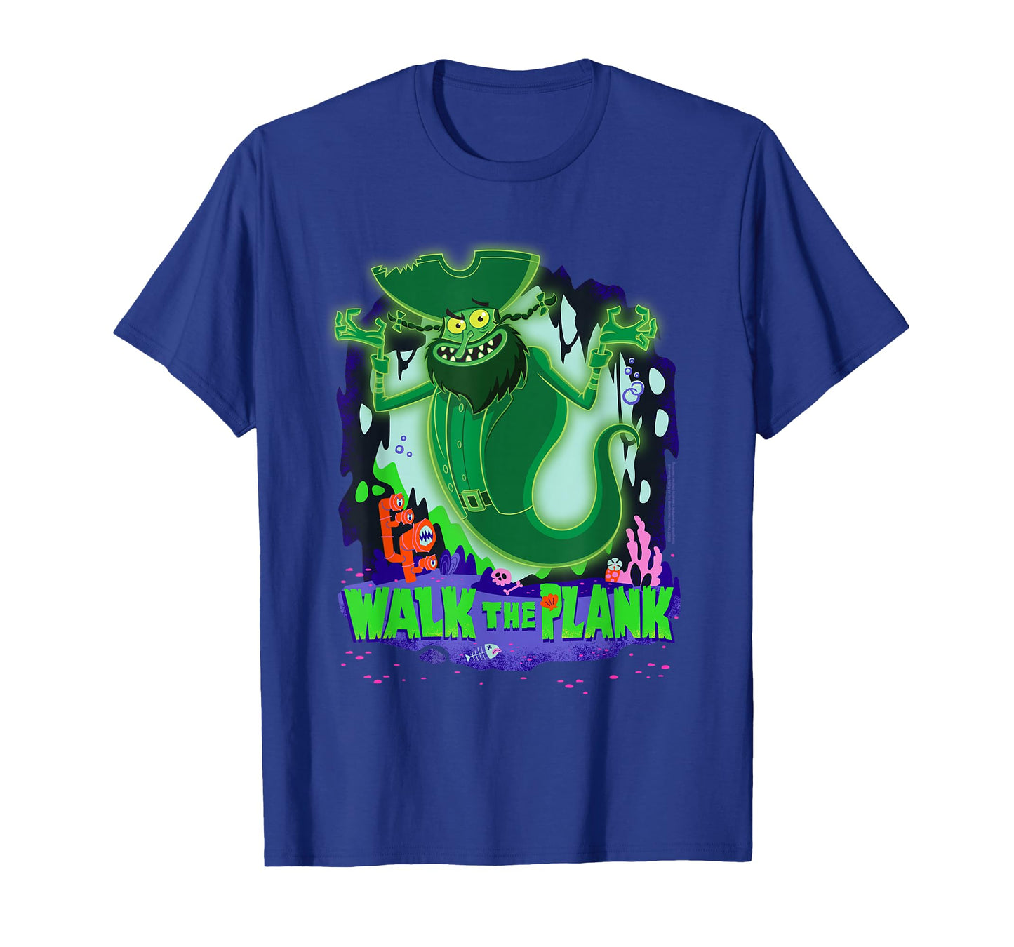 The Spongebob Movie Walk The Plank Flying Dutchman Cartoon T-Shirt